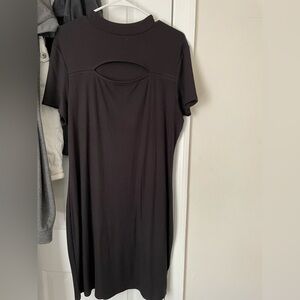 Black fitted dress size XL